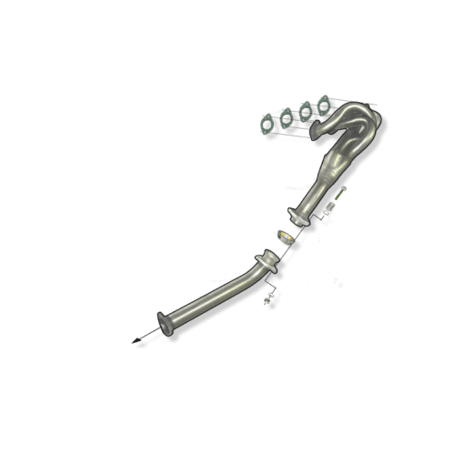 COLECTOR DE ESCAPE TUBULAR INOXIDABLE / BMW 2002