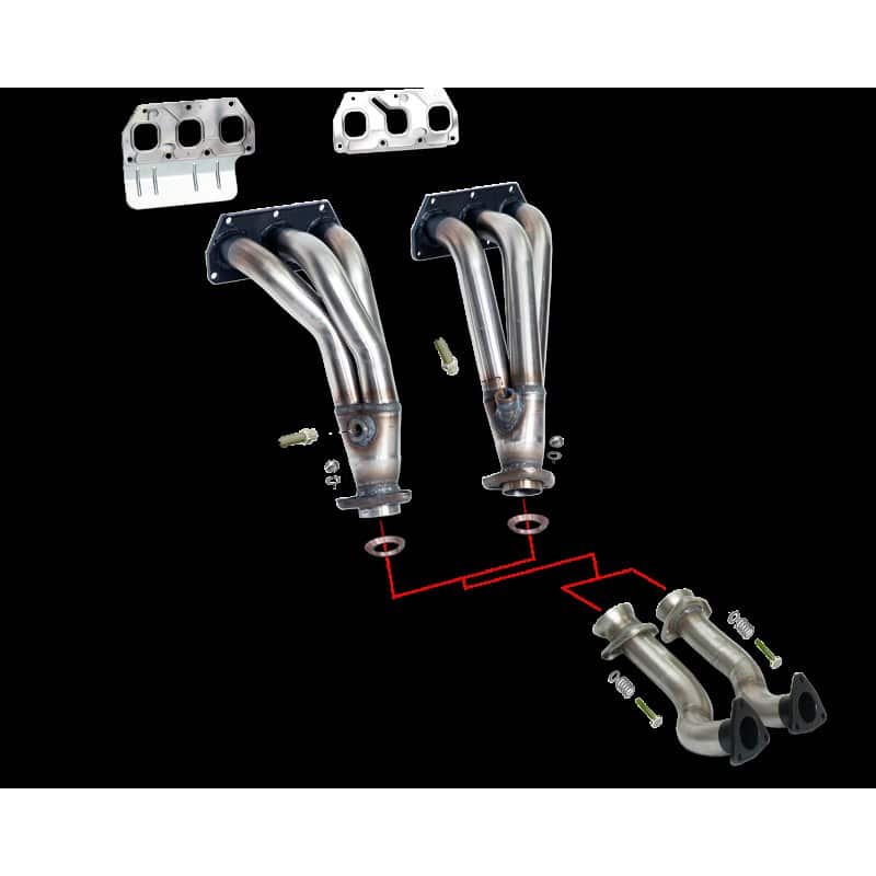 COLECTOR DE ESCAPE TUBULAR INOXIDABLE / VOLKSWAGEN GOLF IV