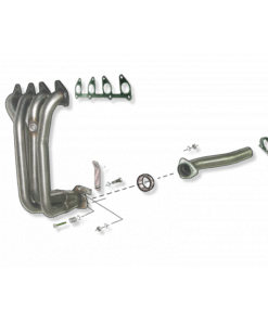 COLECTOR DE ESCAPE TUBULAR INOXIDABLE / OPEL CORSA B
