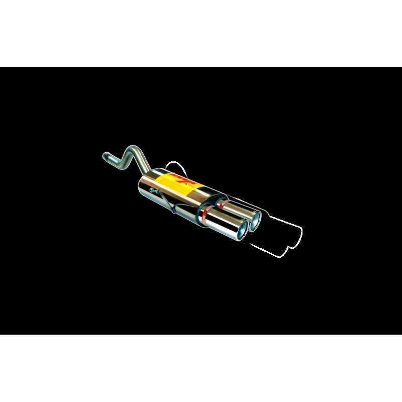 ESCAPE TRASERO INOXIDABLE NO HOMOLOGADO / RENAULT CLIO II