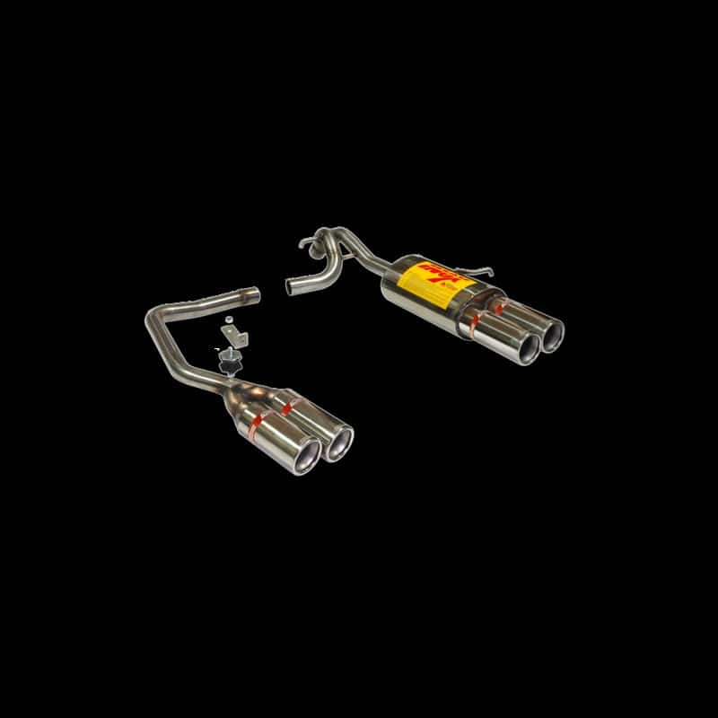 ESCAPE TRASERO INOXIDABLE NO HOMOLOGADO / PEUGEOT 207 RC