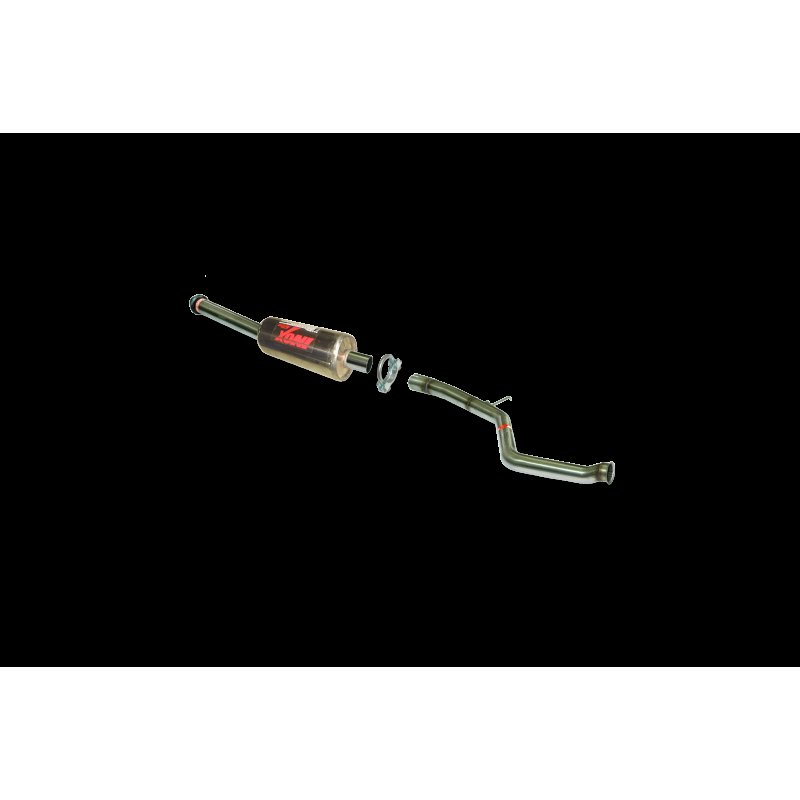 TRAMO INTERMEDIO CON SILENCIADO INOXIDABLE / PEUGEOT 206