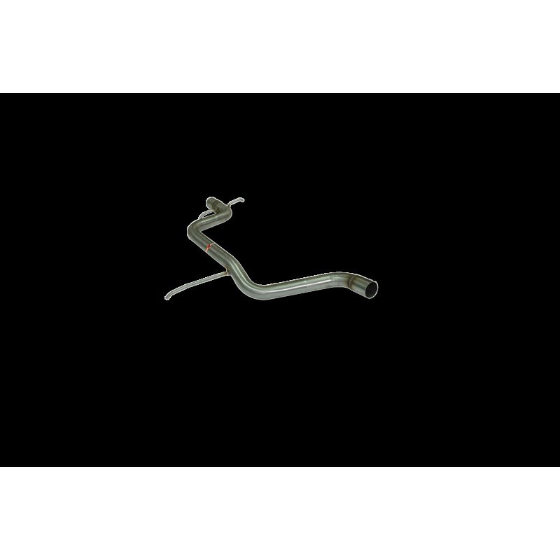 Tramo intermedio inoxidable sin silenciador