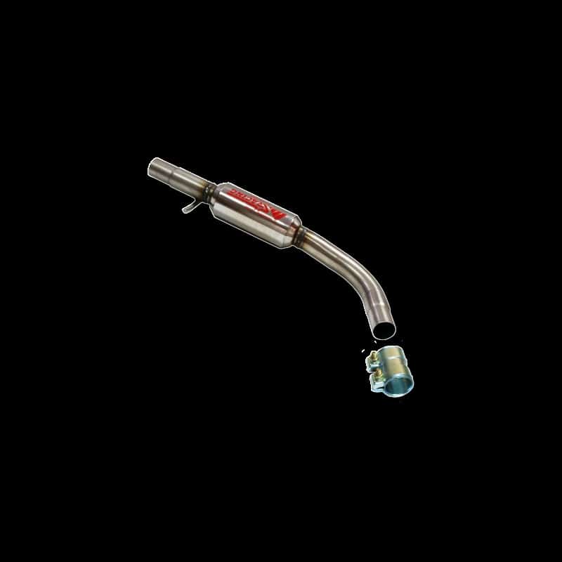 Tramo intermedio inoxidable con silenciador