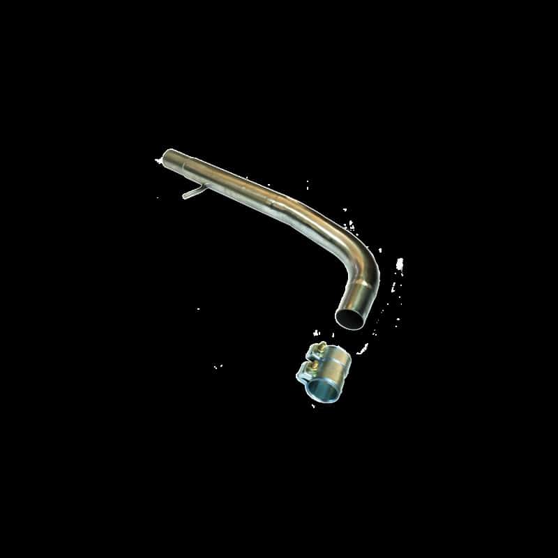 Tramo intermedio inoxidable sin silenciador