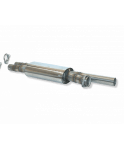 Tubo de competición inoxidable con silenciador