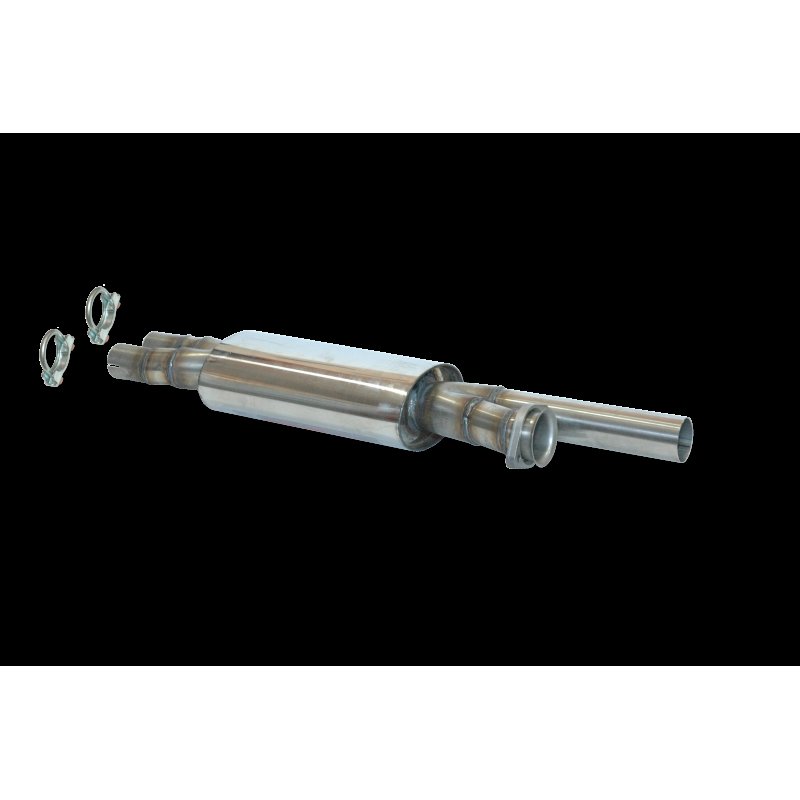 Tubo de competición inoxidable con silenciador