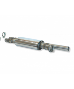 Tubo de competición inoxidable con silenciador