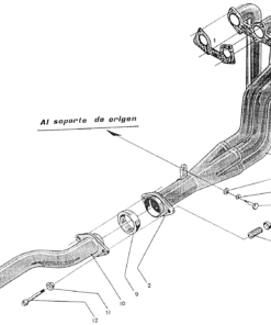 COLECTOR DE ESCAPE TUBULAR INOXIDABLE / CITROËN AX
