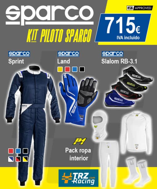 KIT PILOTO SPARCO - FIA 8856-2018