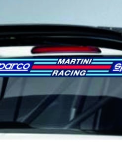 PARASOL ADHESIVO SPARCO "MARTINI RACING" (TRASERO)