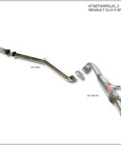 LINEA GRUPO N RENAULT CLIO II 2.0 RS 16V 172CV / USO EXCLUSIVO COMPETICION