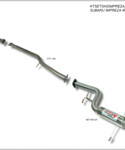 LINEA GRUPO N SUBARU IMPREZA 2.0 GT TURBO 211CV -00 / USO EXCLUSIVO COMPETICION